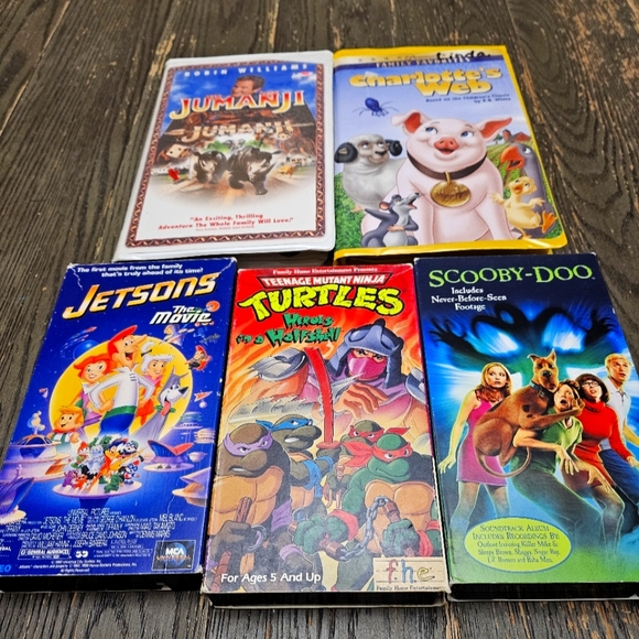 mix brands | Other | Kids Vhs Movies Lot Of 5 | Poshmark
